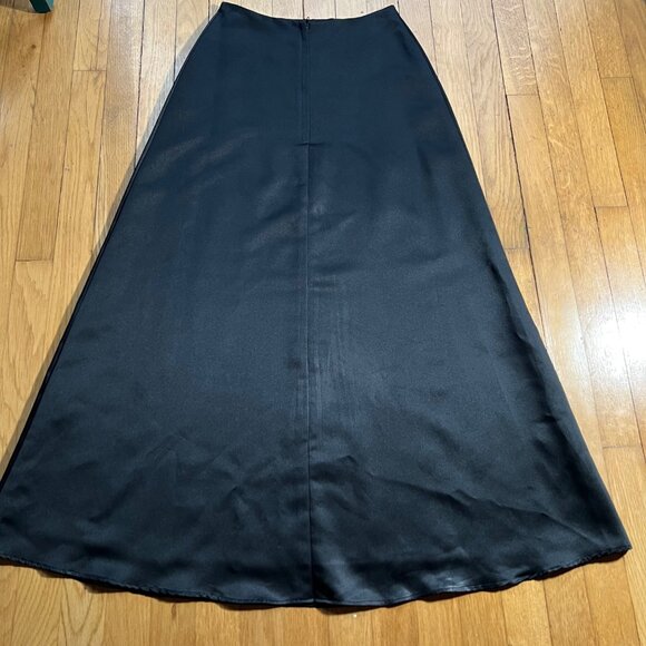 Vintage Jessica McClintock For Gunne Sax Size 3/4 Black A-Line Formal Maxi Skirt - Picture 10 of 15